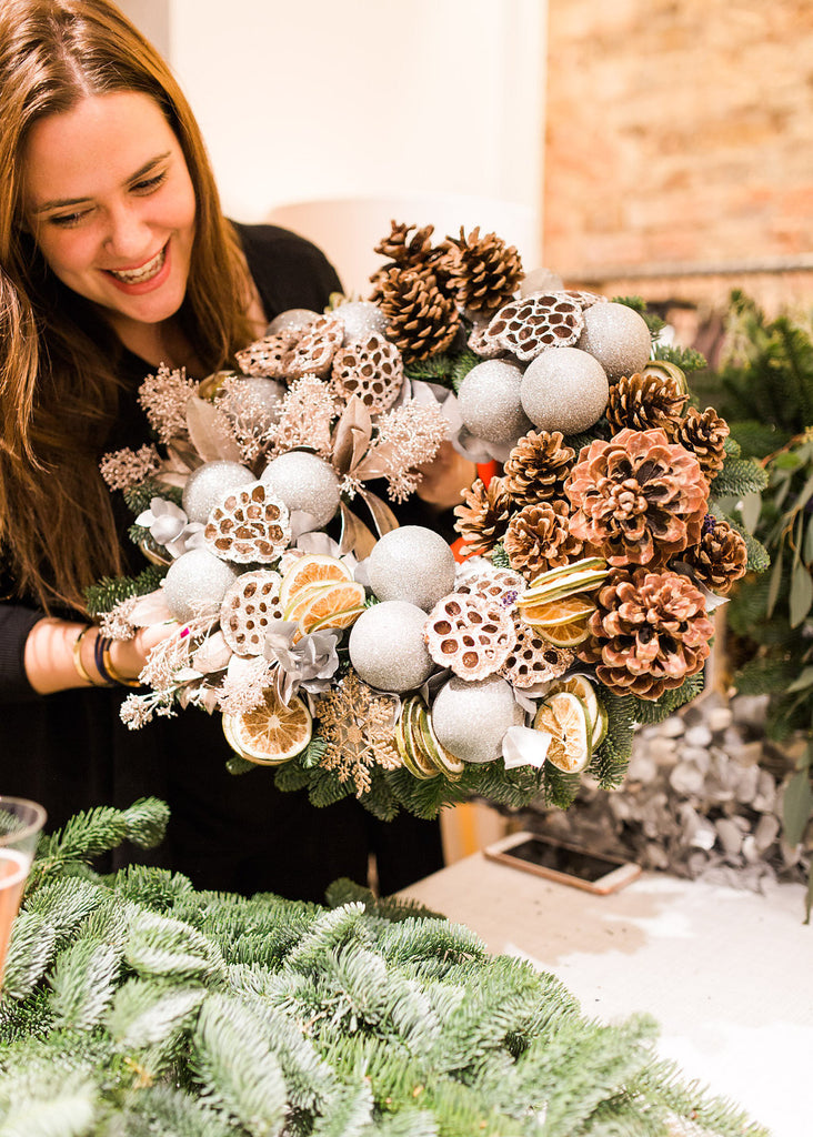 Ruth's Wreaths! Red Magazine and Eileen Fisher Christmas Event